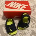 Nike Shoes | Nike Sunray Adjust 2 C Water Shoes Sandals Kid | Color: Blue/Yellow | Size: 2bb