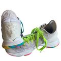 Nike Shoes | Nike Lebron Witness 4 Ep White Multi Camo Sneakers, Size 8, Basketball Nba | Color: White/Yellow | Size: 8
