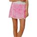 Lilly Pulitzer Skirts | Lilly Pulitzer Cala Pink White Skort Shorts Size 6 | Color: Pink/White | Size: 6