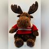 American Eagle Outfitters Toys | American Eagle Mac The Moose Stuffed Plush Animal Deadstock Tags 17” Tall | Color: Brown/Red | Size: Osbb