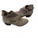 American Eagle Outfitters Shoes | American Eagle Outfitters Booties Women's Tan Leather Suede Buckle Size 6.5 | Color: Gray/Tan | Size: 6.5
