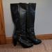 Nine West Shoes | Nine West Knee-High Black Boots | Color: Black | Size: 7.5