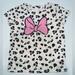 Disney Shirts & Tops | Disney Minnie Mouse Girls Short Sleeve T-Shirts Size 7/8 Nwt | Color: Brown/Cream | Size: 8g