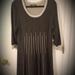 Nine West Dresses | Nine West Sweater Dress | Color: Black/Gray | Size: Xl