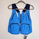 Free People Other | Free People Outdoor Pursuit Utility Vest | Color: Blue/Red/Tan | Size: Os