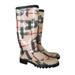 Burberry Shoes | Burberry Round Toe Rubber Rain Boots Beige Women's Size 35 / 5 | Color: Black | Size: 35eu