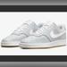 Nike Shoes | Euc Women’s Nike Court Vision Low (Size 8) Iris Whisper White Af1 Gum Sole Shoes | Color: Gray/White | Size: 8
