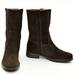 J. Crew Shoes | J. Crew Suede Leather Brewster Boots Mid Calf | Color: Brown | Size: 7