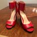 Nine West Shoes | Nine West Red Shoes | Color: Red | Size: 5.5