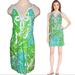 Lilly Pulitzer Dresses | Lilly Pulitzer Tessa Shift Dress Size 00 In Green Sheen Fronds Place Beach Pics | Color: Green | Size: 00