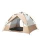 Camping tent Fully Automatic No-build Tent Outdoor 3-4 Person Camping Quick-open Park Travel Blackout Tent Rainproof Waterproof tent (Color : Gold, Size : A)