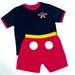 Disney Pajamas | Disney | Mickey Mouse Costume Cosplay Pajamas Disney Parks 4t | Color: Black/Red | Size: Xsb