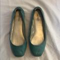 Nine West Shoes | Nine West Turquoise Snake Skin Ballet Flats | Color: Blue/Green | Size: 6.5