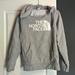 The North Face Tops | Grey North Face Hoodie With Neck Cut | Color: Gray | Size: L