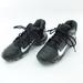 Nike Shoes | Nike Alpha Menace 3 Shark Football Cleats Fast Flex Sz 4y Rubber Studs Black | Color: Black/White | Size: 4b