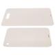 HOHXFYP Stainless Steel Chopping Board, 2 Pieces Double Sided Thickened Chopping Board, Kitchen Chopping Board for Meat, Vegetable, Fruit