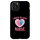 Hülle für iPhone 11 Pro L&D Krankenschwester für Geburt und Geburt, RN LPN, Retro-Design, rosa