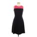 41Hawthorn Casual Dress - A-Line Crew Neck Sleeveless: Black Solid Dresses - Women's Size Medium