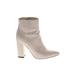 Just Fab Ankle Boots: Ivory Shoes - Women's Size 8 1/2