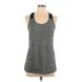 C9 By Champion Active Tank Top: Gray Color Block Activewear - Women's Size Large