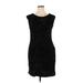 Apt. 9 Casual Dress - Sheath Crew Neck Sleeveless: Black Dresses - Women's Size X-Large