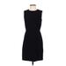 Ann Taylor Casual Dress - Mini: Black Solid Dresses - Women's Size 2