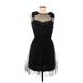 Rodarte for Target Cocktail Dress - Party Crew Neck Sleeveless: Black Solid Dresses - Women's Size Medium