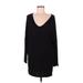 BP. Casual Dress - Sweater Dress: Black Dresses - Women's Size Medium