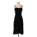 Lily Rose Casual Dress - Slip dress: Black Solid Dresses - New - Women's Size Small