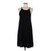 Old Navy Casual Dress - Slip dress: Black Solid Dresses - Women's Size Medium