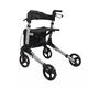 Four Wheel Rollator with Fold Up Removable Back Support,Rollator Walker with Seat, Comfortable Handles and Thick Backrest, Folding Walker for Seniors