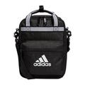 adidas Unisex's Squad Lunch Bag Backpack, Black/White, One Size