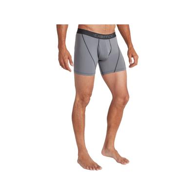 ExOfficio Give-N-Go Sport 2.0 Boxer Brief - Men's 6in Steel Onyx/Black Small 12416718-9182-S