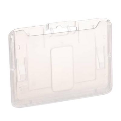 BRADY PEOPLE ID B-Holder Rigid Plastic 1-Card Badge Holder (Horizontal, 50-Pack) 1840-6650