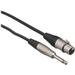 Hosa Technology HXP-020 Unbalanced 1/4" TS Male to 3-Pin XLR Female Audio Cable (20') HXP-020
