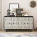 4 Doors Vintage Sideboard Storage Cabinet Sideboard