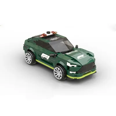 439pcs moc speed champion dbx707 f1 medizinisches auto stadt auto modell baustein technologie rennen Image