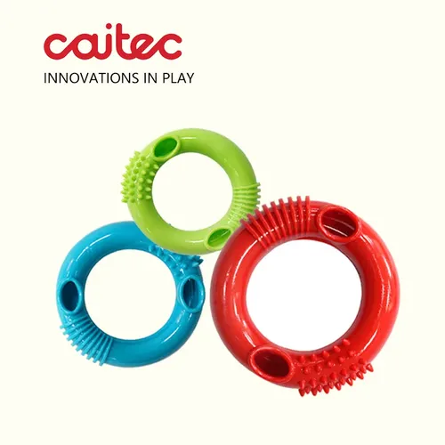 CAITEC Hund Spielzeug Nahrungssuche Ring Spielzeug Weiche Schwimmfähig Futtersuche und Kauen