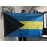 Himmel Flagge Bahamas Flagge 90x150cm 3ft x 5ft hängende Doppelseite Polyester Standard Bahamas Bs