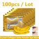 100Pcs Kristall Kollagen Gold Pulver Auge Maske Anti-Aging Augenringe Akne Schönheit Patches Für