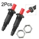 2pcs Gas Heater Outlet Piezoelectric Igniter Spark Plug Gas Heater Outlet Piezo Plug Button For LPG