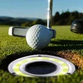 Led Golf Hole Lights Glowing Putting Bright Luminous Golf Putting Cup Light For Night Golf Play