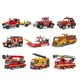 City Firefighting Equipment Series Firefighting Ladder Truck Rescue Truck Building Blocks Bricks