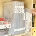 A4 Transparent Storage Box Plastic Document Paper Filling Case Portable Project Case Clear Document