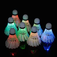 1 LED-Lichter Nachtlicht Badminton Lichter beleuchtet Sport Badminton Lichter leuchten Badminton