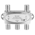 4 in 1 4 x 1 DiSEqc 4-way Wideband Switch DS-04C High Isolation Connect 4 Satellite Dishes 4 LNB For