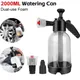 2L Foam Sprayer Car Wash Hand-held Foam Watering Can Air Pressure Sprayer Plastic Disinfection Water