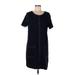 TWO by Vince Camuto Casual Dress - Shift: Blue Dresses - Women's Size Large