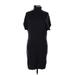 Barneys New York Casual Dress - Sweater Dress: Black Dresses - Women's Size Medium