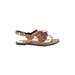 Rebecca Minkoff Sandals: Tan Solid Shoes - Women's Size 7 1/2 - Open Toe